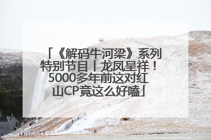 《解码牛河梁》系列特别节目丨龙凤呈祥！5000多年前这对红山CP竟这么好嗑