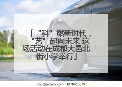 “科”燃新时代，“艺”起向未来 这场活动在成都大邑北街小学举行