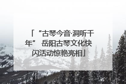 “古琴今音·洞听千年” 岳阳古琴文化快闪活动惊艳亮相