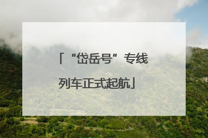 “岱岳号”专线列车正式起航