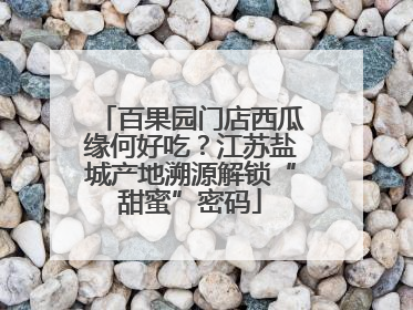 百果园门店西瓜缘何好吃？江苏盐城产地溯源解锁“甜蜜”密码