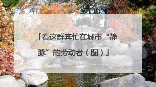 看这群奔忙在城市“静脉”的劳动者（图）