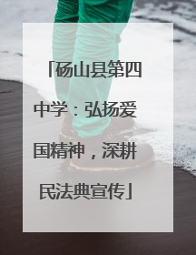 砀山县第四中学：弘扬爱国精神，深耕民法典宣传