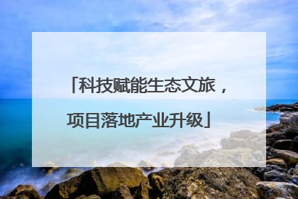 科技赋能生态文旅，项目落地产业升级