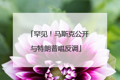 罕见！马斯克公开与特朗普唱反调