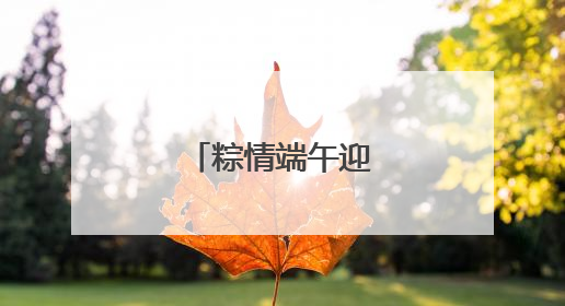 粽情端午迎“六一”