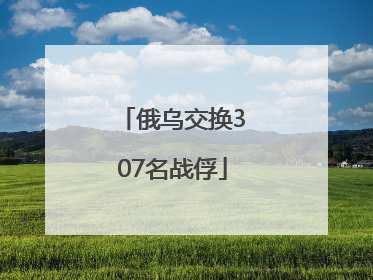 俄乌交换307名战俘