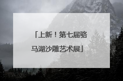 上新！第七届骆马湖沙雕艺术展