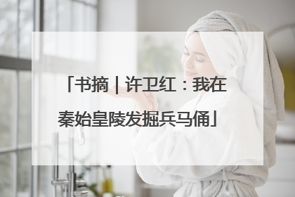 书摘｜许卫红：我在秦始皇陵发掘兵马俑