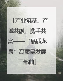 产业筑基、产城共融、携手共富——“品质龙泉”高质量发展三部曲