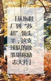从拖鞋厂到“苏超”领头羊，这支球队的故事堪称励志大片