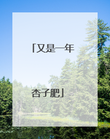 又是一年杏子肥