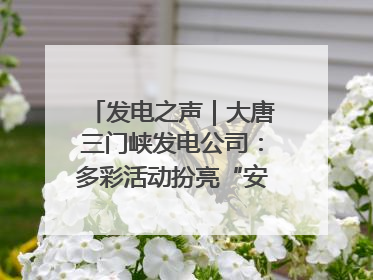 发电之声｜大唐三门峡发电公司：多彩活动扮亮“安全生产月”