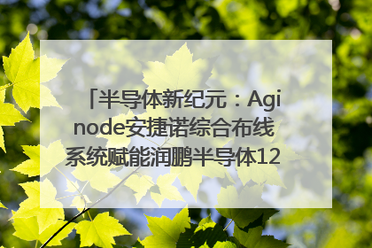 半导体新纪元：Aginode安捷诺综合布线系统赋能润鹏半导体12英寸集成电路生产线，携手共筑“芯”未来！