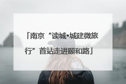 南京“读城•城建微旅行”首站走进颐和路