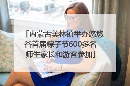 内蒙古美林镇举办悠悠谷首届粽子节600多名师生家长和游客参加