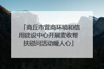 商丘市营商环境和信用建设中心开展麦收帮扶慰问活动暖人心