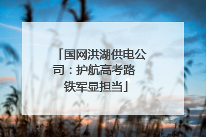 国网洪湖供电公司：护航高考路 铁军显担当