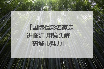 国际摄影名家走进临沂 用镜头解码城市魅力