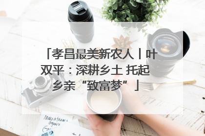 孝昌最美新农人丨叶双平：深耕乡土 托起乡亲“致富梦”