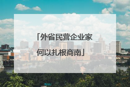 外省民营企业家何以扎根商南