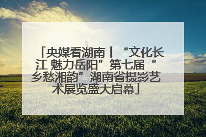 央媒看湖南丨“文化长江 魅力岳阳”第七届“乡愁湘韵”湖南省摄影艺术展览盛大启幕