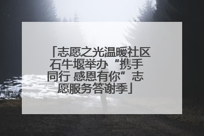 志愿之光温暖社区 石牛堰举办“携手同行 感恩有你”志愿服务答谢季