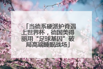当德系硬派护脊遇上世界杯，德国美得丽用“足球基因”破局高端睡眠战场