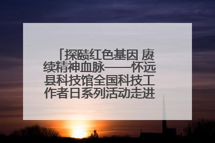 探赜红色基因 赓续精神血脉——怀远县科技馆全国科技工作者日系列活动走进怀远县实验中学