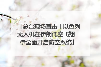 总台现场直击丨以色列无人机在伊朗低空飞翔 伊全面开启防空系统