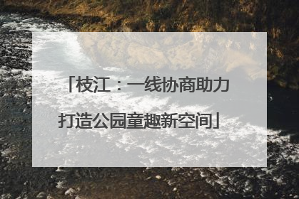 枝江：一线协商助力打造公园童趣新空间