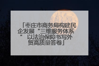 枣庄市商务局构建民企发展“三维服务体系” 以法治保障书写外贸高质量答卷