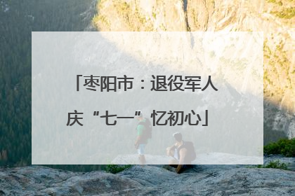 枣阳市：退役军人庆“七一”忆初心