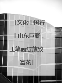 文化中国行丨山东巨野：工笔画绽放致富花