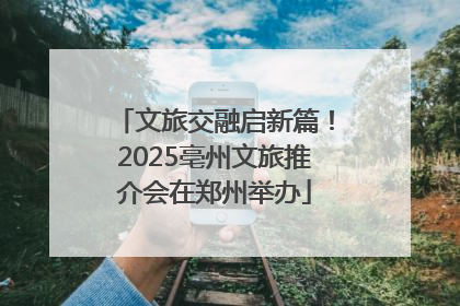 文旅交融启新篇！2025亳州文旅推介会在郑州举办