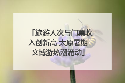 旅游人次与门票收入创新高 太原暑期文博游热潮涌动