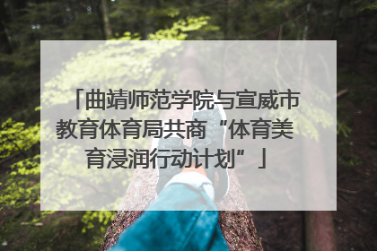 曲靖师范学院与宣威市教育体育局共商“体育美育浸润行动计划”