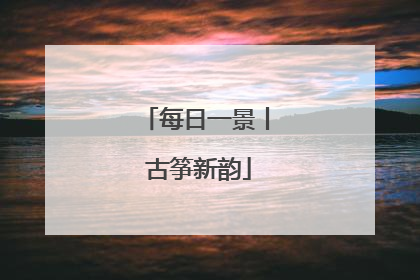 每日一景丨 古筝新韵