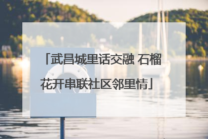 武昌城里话交融 石榴花开串联社区邻里情