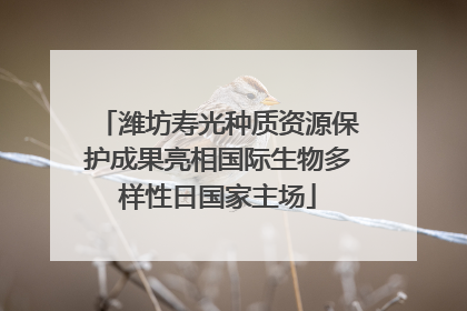 潍坊寿光种质资源保护成果亮相国际生物多样性日国家主场