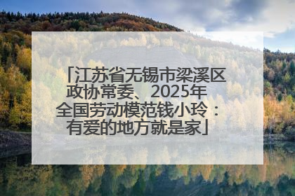江苏省无锡市梁溪区政协常委、2025年全国劳动模范钱小玲：有爱的地方就是家