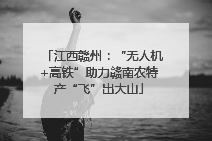 江西赣州：“无人机+高铁”助力赣南农特产“飞”出大山