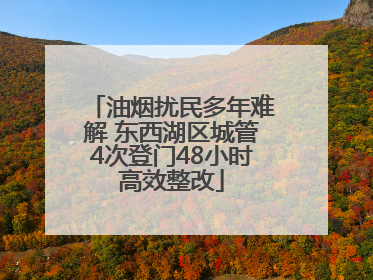 油烟扰民多年难解 东西湖区城管4次登门48小时高效整改