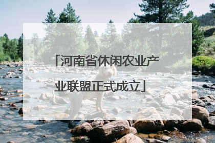 河南省休闲农业产业联盟正式成立