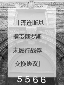泽连斯基指责俄罗斯未履行战俘交换协议