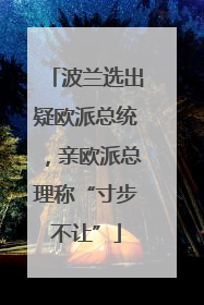 波兰选出疑欧派总统，亲欧派总理称“寸步不让”