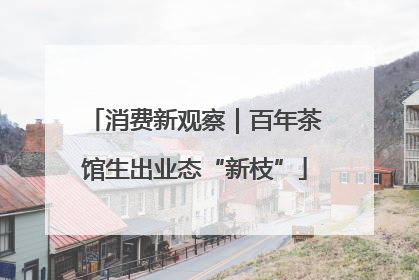 消费新观察｜百年茶馆生出业态“新枝”
