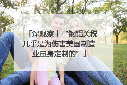 深观察丨“钢铝关税几乎是为伤害美国制造业量身定制的”
