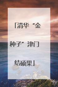 清华“金种子”津门结硕果