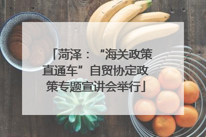 菏泽：“海关政策直通车”自贸协定政策专题宣讲会举行
